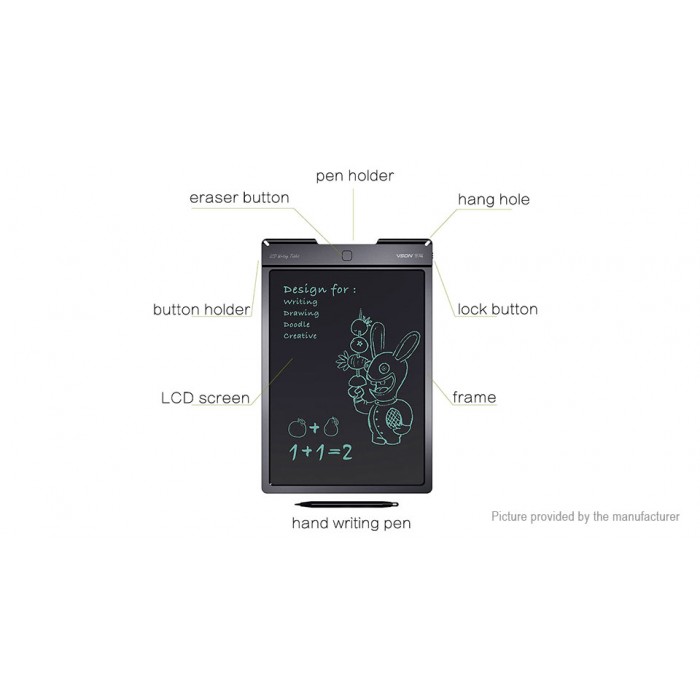 VSON WP9313 13" LCD E-Note Paperless Writing Tablet Digital Drawing Graffiti Pad